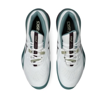 Tênis Asics Gel-Resolution X Saibro Masculino - Branco/Verde