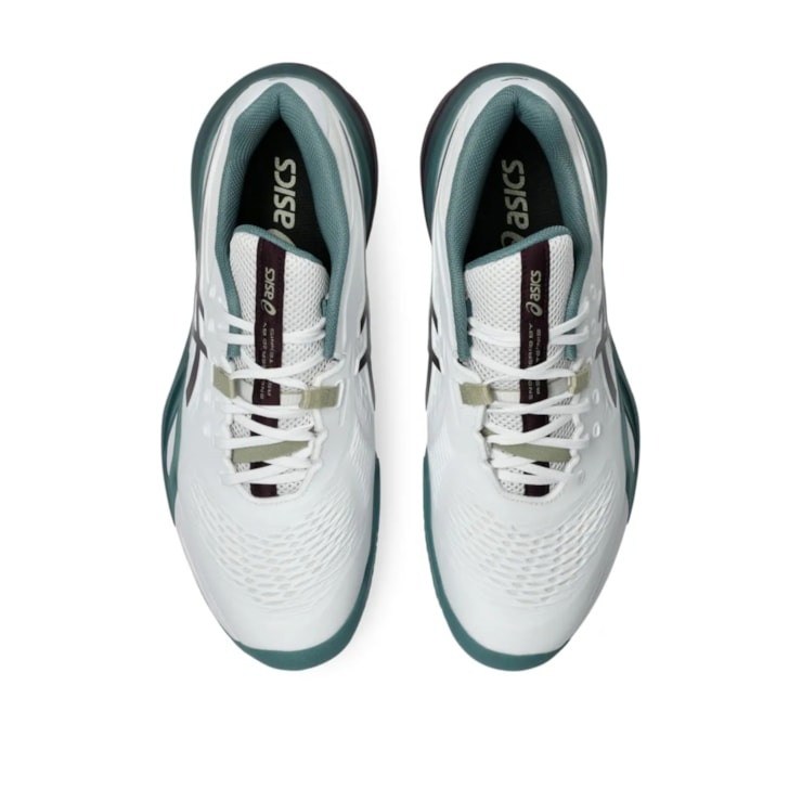 Tênis Asics Gel-Resolution X Saibro Masculino - Branco/Verde