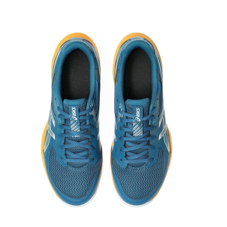 Tênis Asics Gel-Rocket 12 Masculino - Azul/Laranja