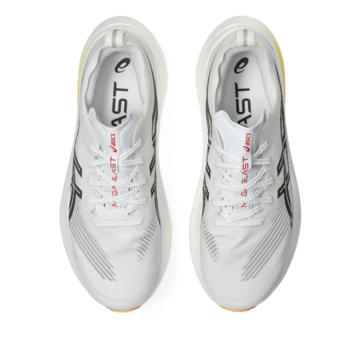 Tênis Asics Megablast Unissex - Branco/Laranja