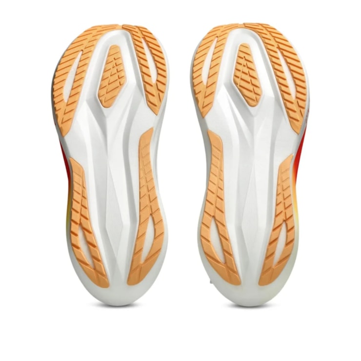 Tênis Asics Megablast Unissex - Branco/Laranja