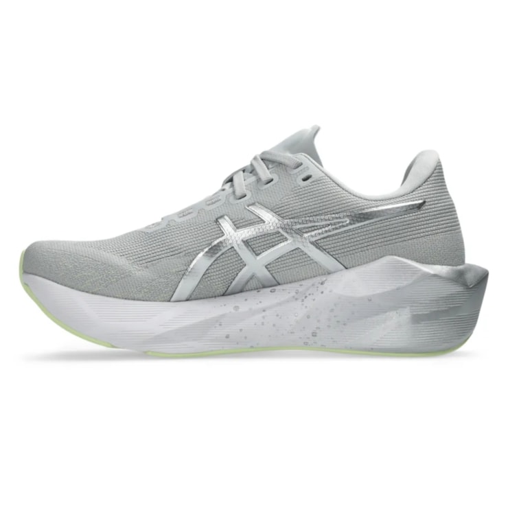 Tênis Asics Novablast 6 Platinum Feminino - Cinza/Prata