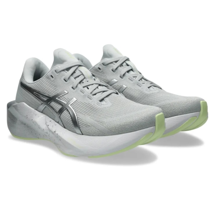 Tênis Asics Novablast 6 Platinum Feminino - Cinza/Prata