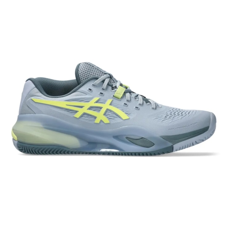 Tênis Asics Resolution X Saibro Masculino - Azul/Verde