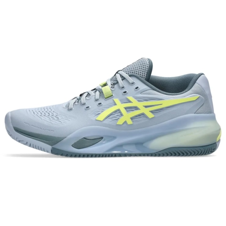 Tênis Asics Resolution X Saibro Masculino - Azul/Verde
