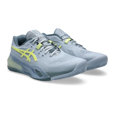 Tênis Asics Resolution X Saibro Masculino - Azul/Verde