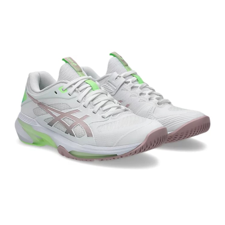 Tênis Asics Solution Speed FF 4 All Court Feminino - Branco/Rosa