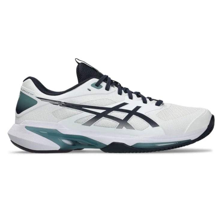 Tênis Asics Solution Speed FF 4 Saibro Masculino - Branco/Verde