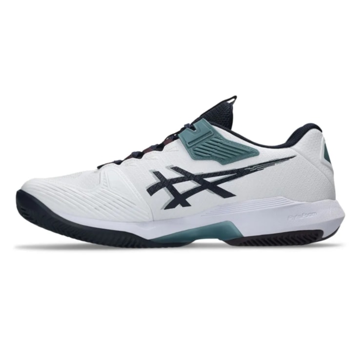 Tênis Asics Solution Speed FF 4 Saibro Masculino - Branco/Verde