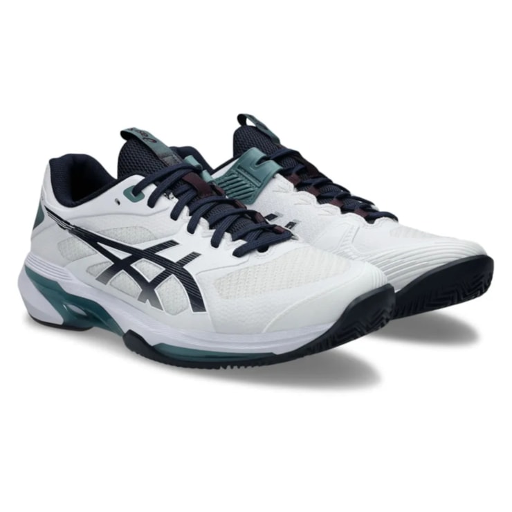 Tênis Asics Solution Speed FF 4 Saibro Masculino - Branco/Verde