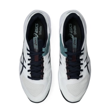 Tênis Asics Solution Speed FF 4 Saibro Masculino - Branco/Verde