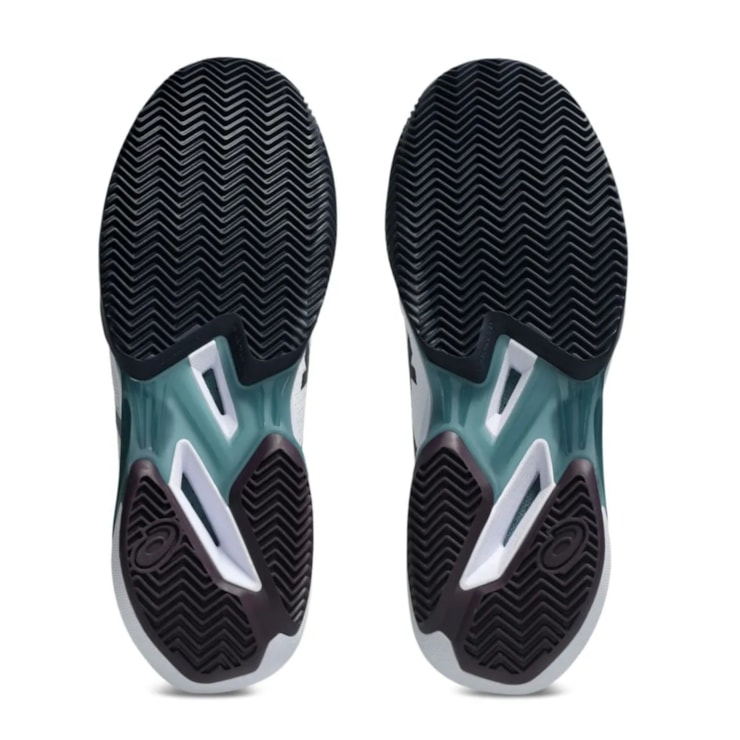 Tênis Asics Solution Speed FF 4 Saibro Masculino - Branco/Verde