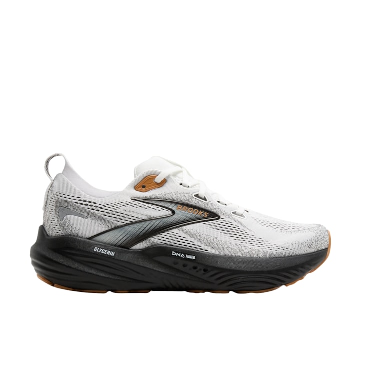 Tênis Brooks Glycerin 22 Masculino - Branco/Preto