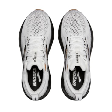 Tênis Brooks Glycerin 22 Masculino - Branco/Preto