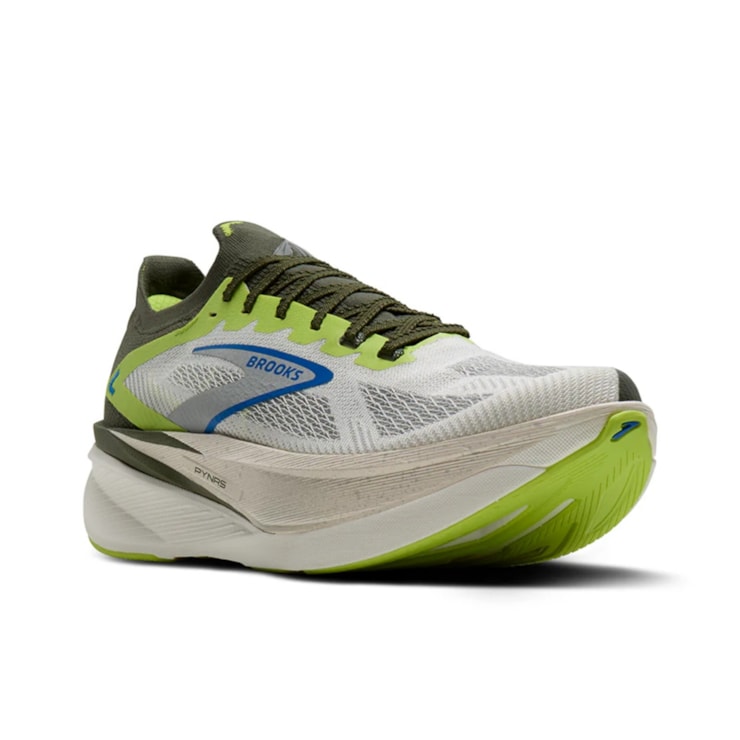 Tênis Brooks Hyperion Max 3 Vs Pynrs Masculino - Branco/Verde