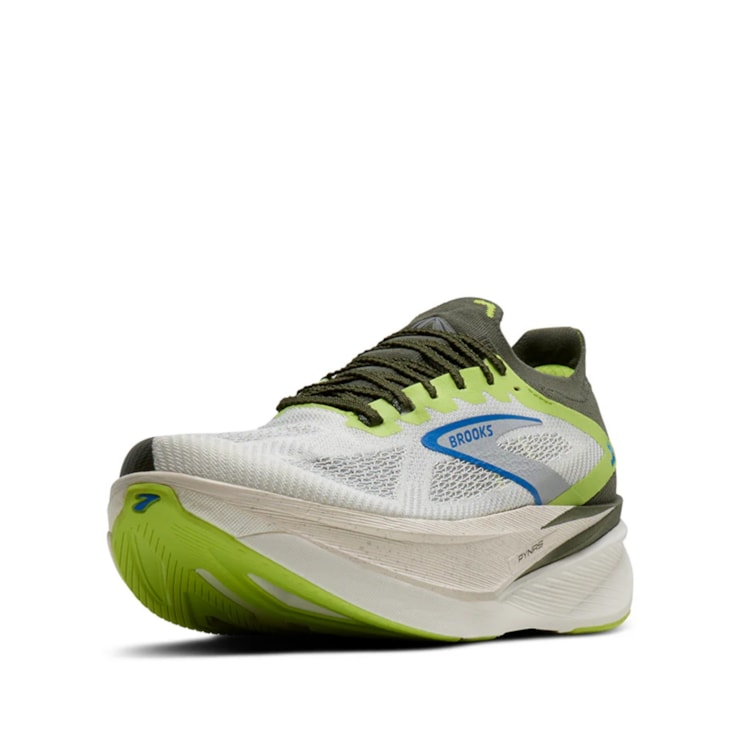 Tênis Brooks Hyperion Max 3 Vs Pynrs Masculino - Branco/Verde