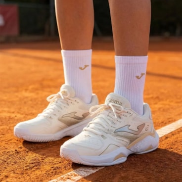 Tênis Joma Master 1000 Saibro Feminino - Bege/Branco