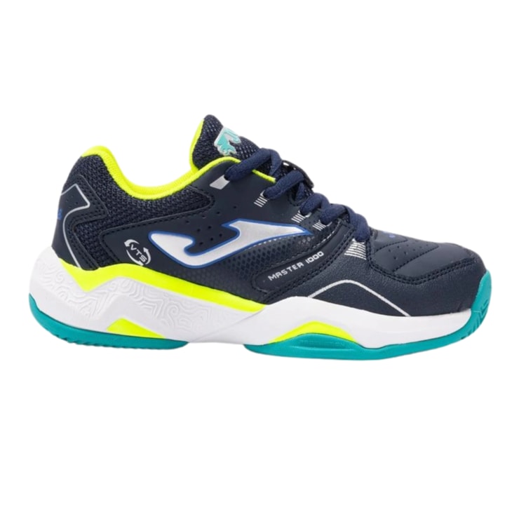 Tênis Joma Master 1000 Saibro Infantil - Azul Marinho/Verde