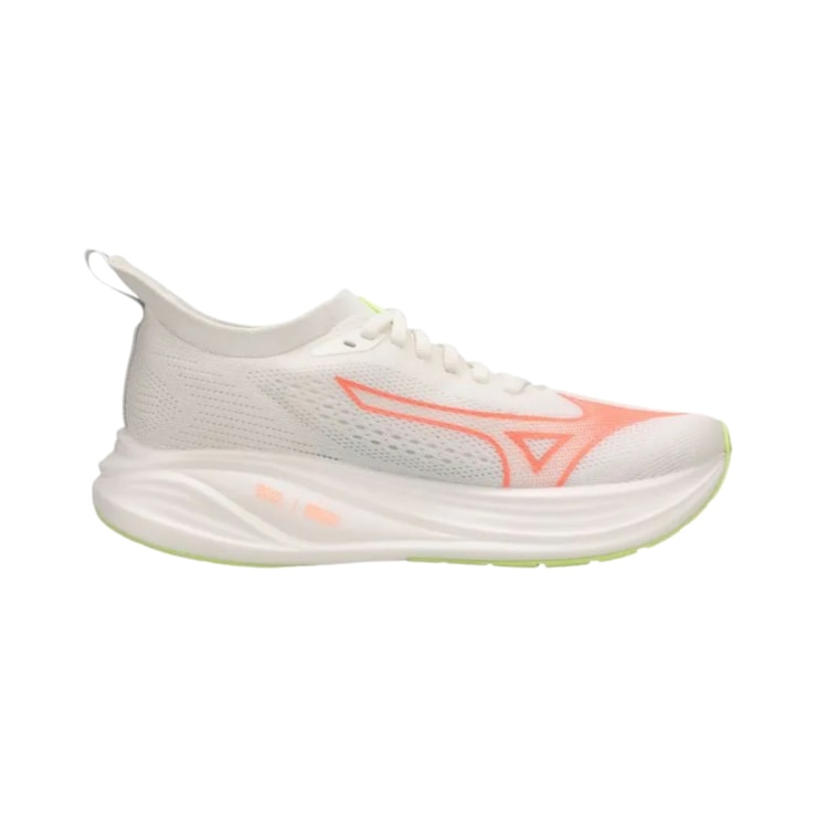 Tênis Mizuno Neo Zen 2 Feminino - Branco/Laranja