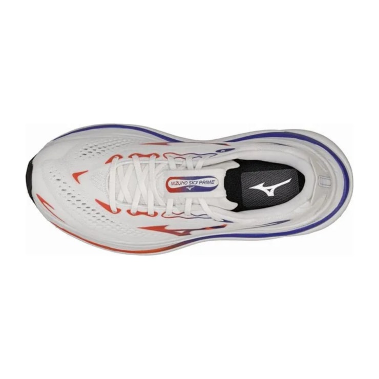 Tênis Mizuno Wave Sky Prime Masculino - Branco/Azul
