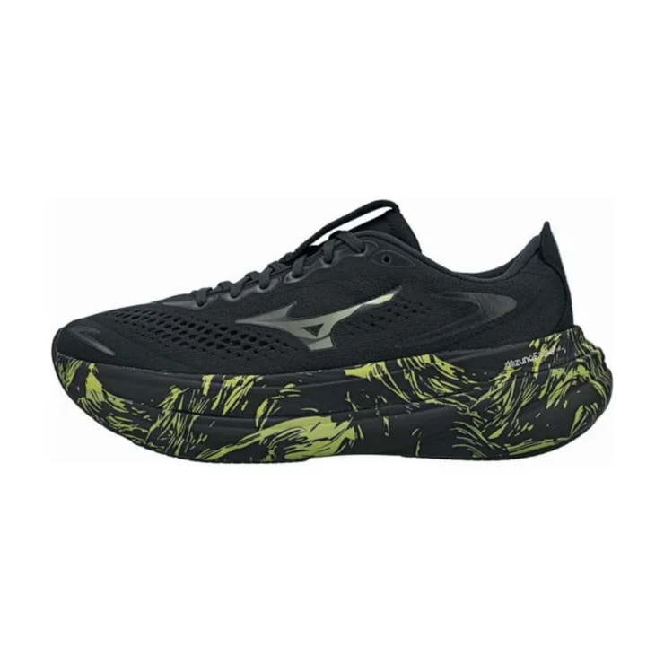 Tênis Mizuno Wave Sky Prime Masculino - Preto/Verde