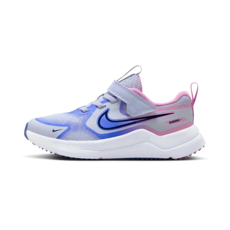 Tênis Nike Cosmic Runner Fly Psv Infantil - Cinza/Rosa
