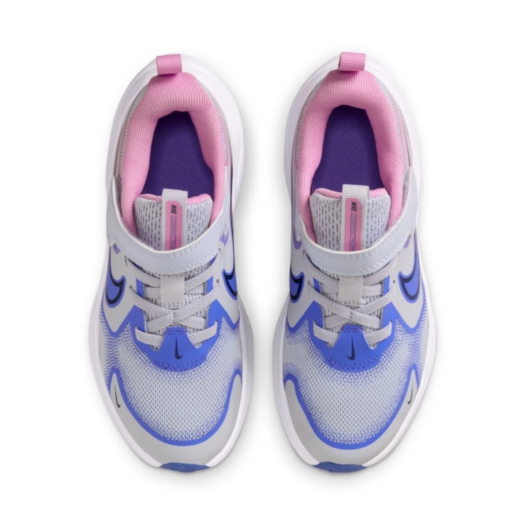 Tênis Nike Cosmic Runner Fly Psv Infantil - Cinza/Rosa