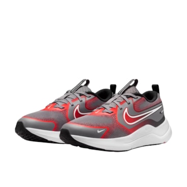 Tênis Nike Cosmic Runner Infantil - Cinza/Vermelho