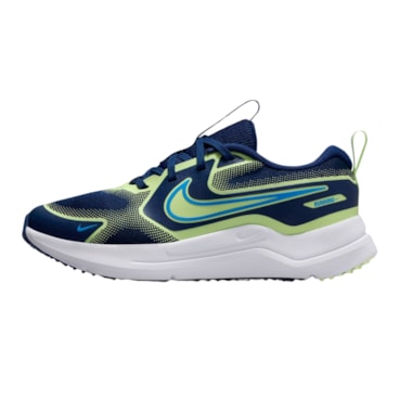 Tênis Nike Cosmic Runner Mystic Infantil - Marinho/Verde