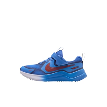 Tênis Nike Cosmic Runner Swoosh Velcro Infantil - Azul