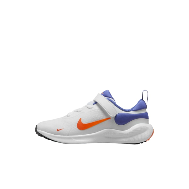 Tênis Nike Revolution 7 Velcro Infantil - Branco/Azul