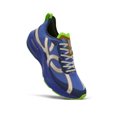 Tênis Olympikus Corre 4 Vanderlei Unissex - Azul Royal/Verde