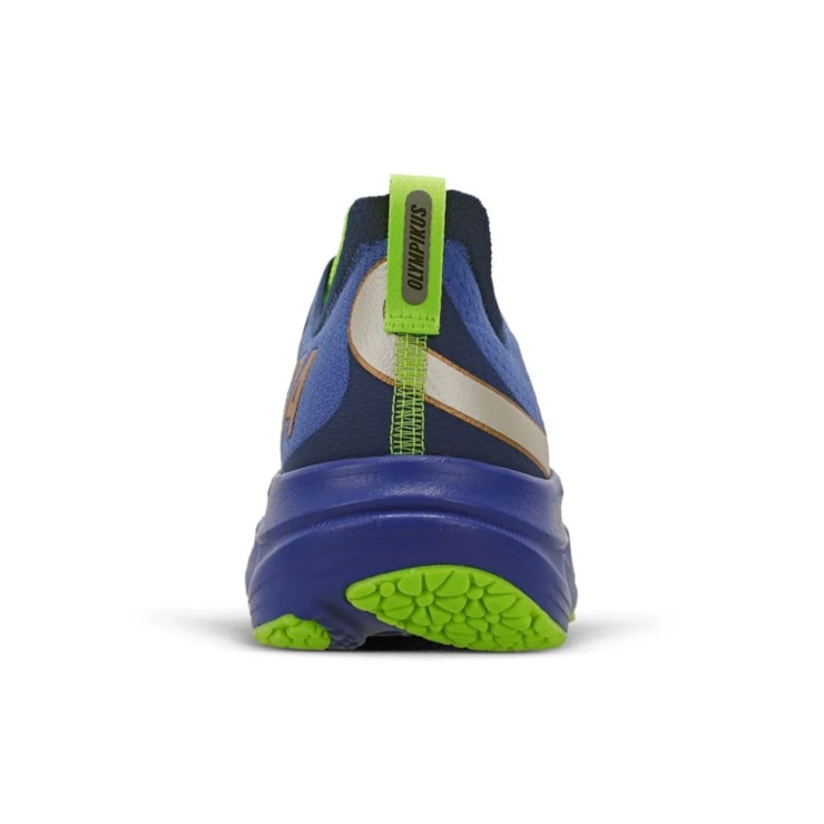 Tênis Olympikus Corre 4 Vanderlei Unissex - Azul Royal/Verde