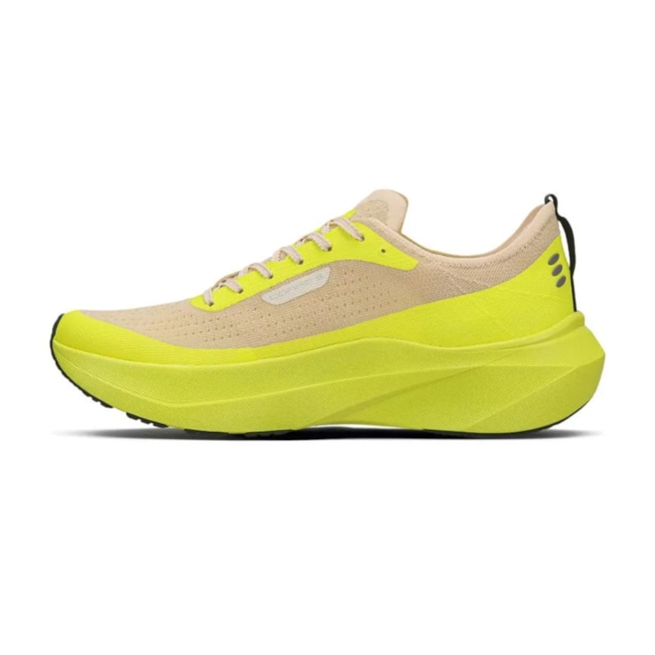 Tênis Olympikus Corre 5 Unissex - Bege/Amarelo