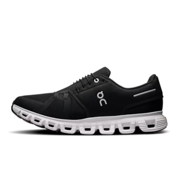 Tênis On Cloud 6 Masculino - Preto/Branco