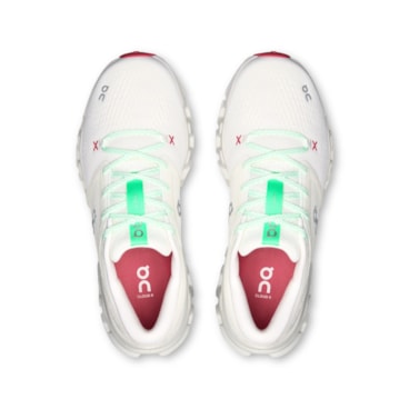 Tênis On Cloud X 5 Feminino - Off White/Verde