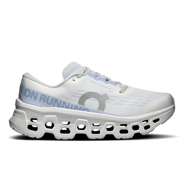 Tênis On Cloudmonster 3 Feminino - Branco/Azul