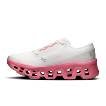 Tênis On Cloudmonster 3 Feminino - Branco/Rosa