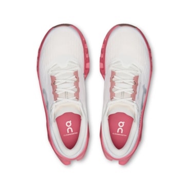 Tênis On Cloudmonster 3 Feminino - Branco/Rosa