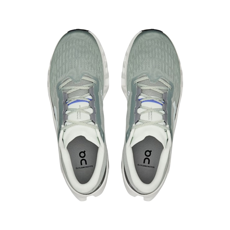 Tênis On Cloudmonster 3 Masculino - Cinza/Verde Claro