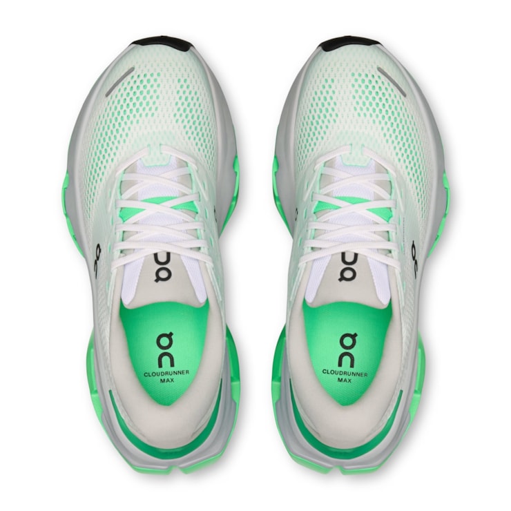 Tênis On Cloudrunner 3 Max Femininio - Branco/Verde