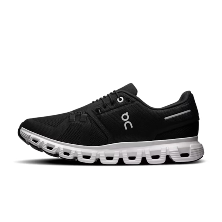 Tênis On Running Cloud 6 Feminino - Preto/Branco