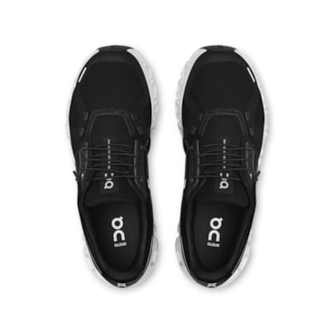 Tênis On Running Cloud 6 Feminino - Preto/Branco