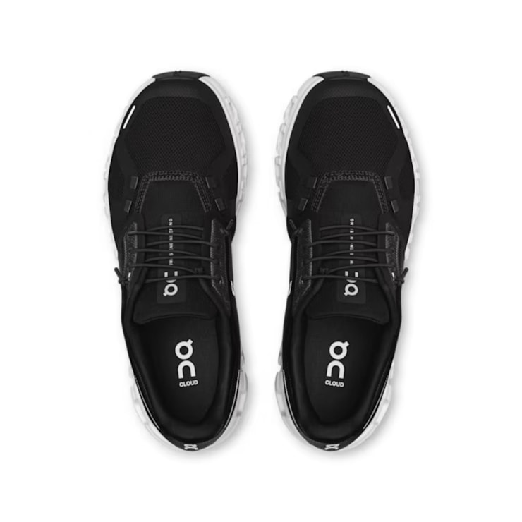 Tênis On Running Cloud 6 Feminino - Preto/Branco