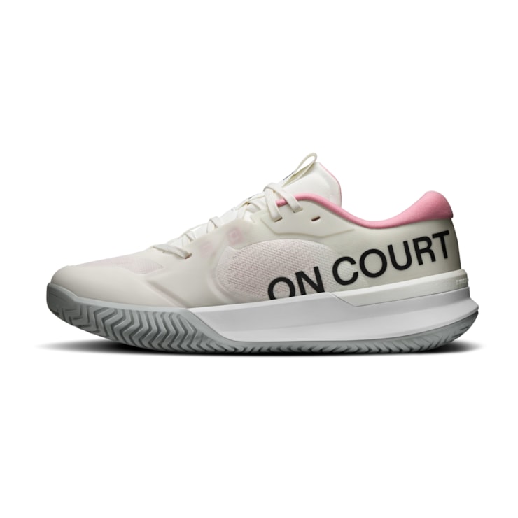 Tênis On The Roger Pro 3 Saibro Feminino - Branco/Rosa