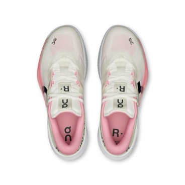 Tênis On The Roger Pro 3 Saibro Feminino - Branco/Rosa