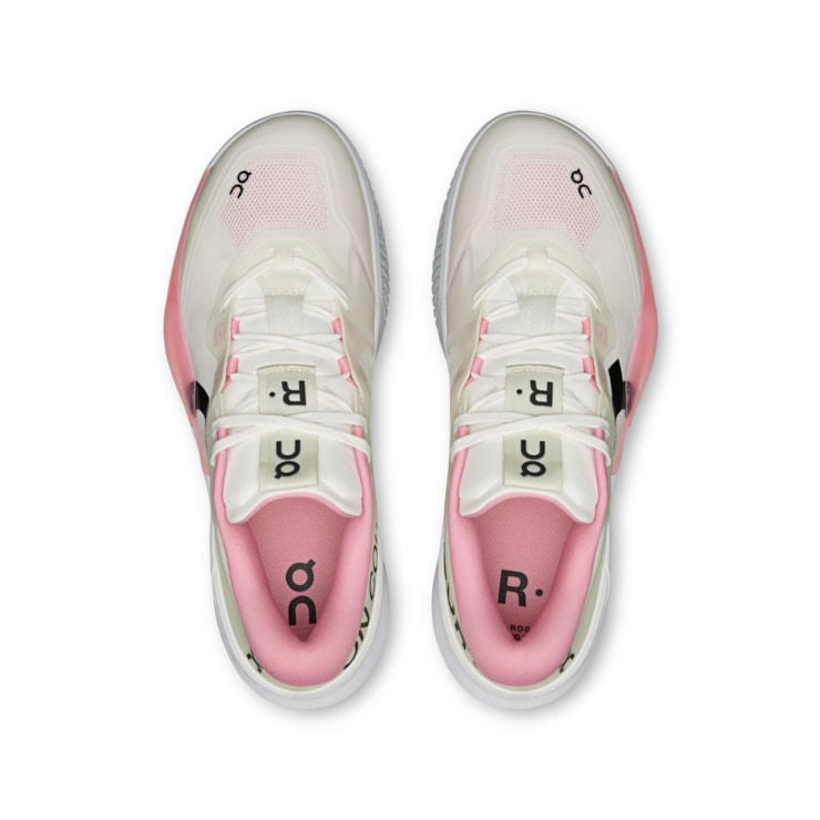Tênis On The Roger Pro 3 Saibro Feminino - Branco/Rosa
