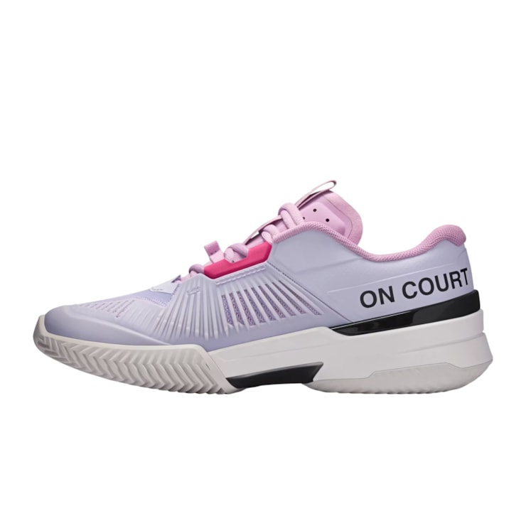 Tênis On The Roger Pro Fire Saibro Feminino - Roxo/Rosa