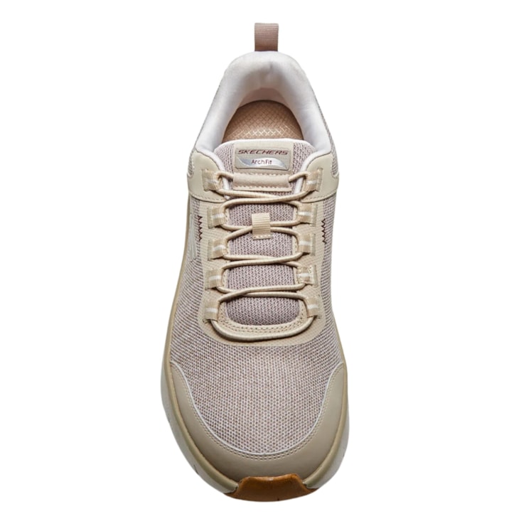 Tênis Skechers Arch Fit D Lux Masculino - Bege