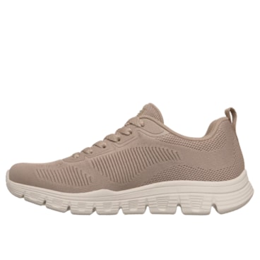Tênis Skechers Bobs Sport B Light Feminino - Marrom Claro